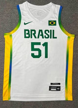 Carregar imagem no visualizador da galeria, Regata Seleção Brasileira de Basquete Branca - GOAT STORE