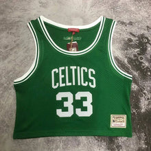Carregar imagem no visualizador da galeria, Cropped Larry Bird Boston Celtics Mitchell & Ness - GOAT STORE