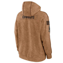 Carregar imagem no visualizador da galeria, Moletom Dallas Cowboys Salute to Service - GOAT STORE