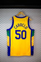 Carregar imagem no visualizador da galeria, Regata Seleção Brasileira de Basquete Amarela - 23/24 - GOAT STORE