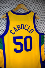 Carregar imagem no visualizador da galeria, Regata Seleção Brasileira de Basquete Amarela - 23/24 - GOAT STORE