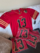 Carregar imagem no visualizador da galeria, Jersey San Francisco 49ers Red Gold - 75th Anniversary - GOAT STORE