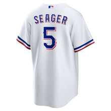 Carregar imagem no visualizador da galeria, Jersey Texas Rangers White - Corey Seager - GOAT STORE
