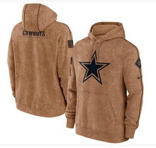 Carregar imagem no visualizador da galeria, Moletom Dallas Cowboys Salute to Service - GOAT STORE