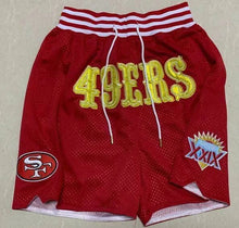 Carregar imagem no visualizador da galeria, Short Just Don San Francisco 49ers Retrô - GOAT STORE
