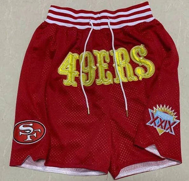 Short Just Don San Francisco 49ers Retrô - GOAT STORE