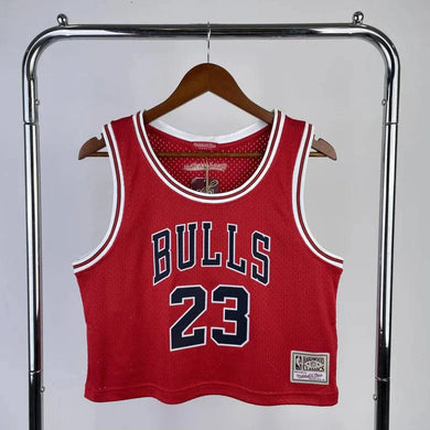 Cropped Michael Jordan ChIcago Bulls Mitchell & Ness - GOAT STORE