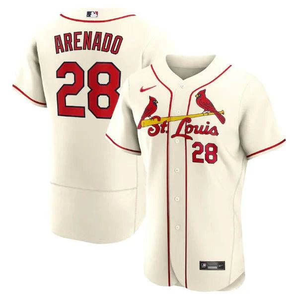 Jersey Saint Louis Cardinals Creme - GOAT STORE