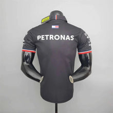 Carregar imagem no visualizador da galeria, Camisa Mercedes Benz - Preta Gola polo - GOAT STORE
