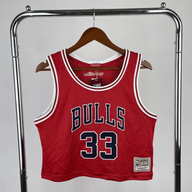 Cropped Scott Pippen ChIcago Bulls Mitchell & Ness - GOAT STORE