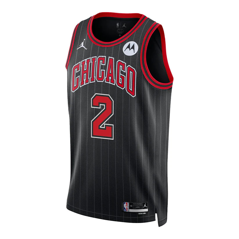 Regata Chicago Bulls Nike Statement Jordan Preta