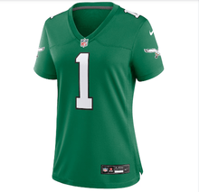 Carregar imagem no visualizador da galeria, Jersey Eagles Kelly Green Feminina - GOAT STORE
