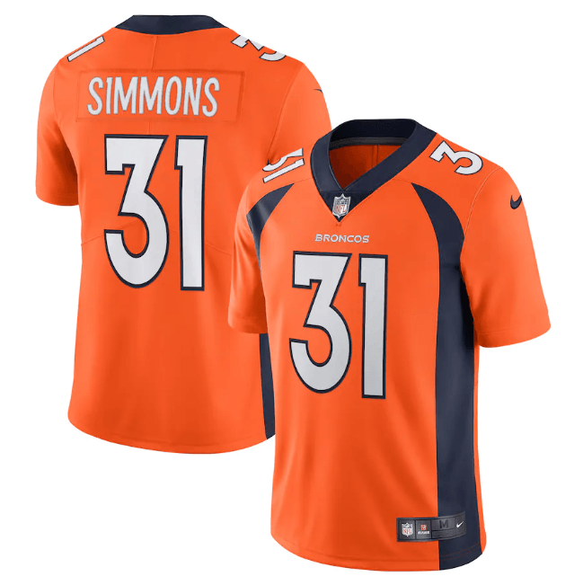 Jersey Denver Broncos Vapor Limited Laranja - GOAT STORE