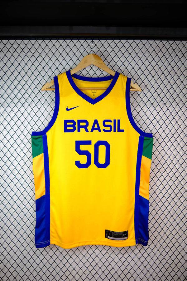 Regata Seleção Brasileira de Basquete Amarela - 23/24 - GOAT STORE