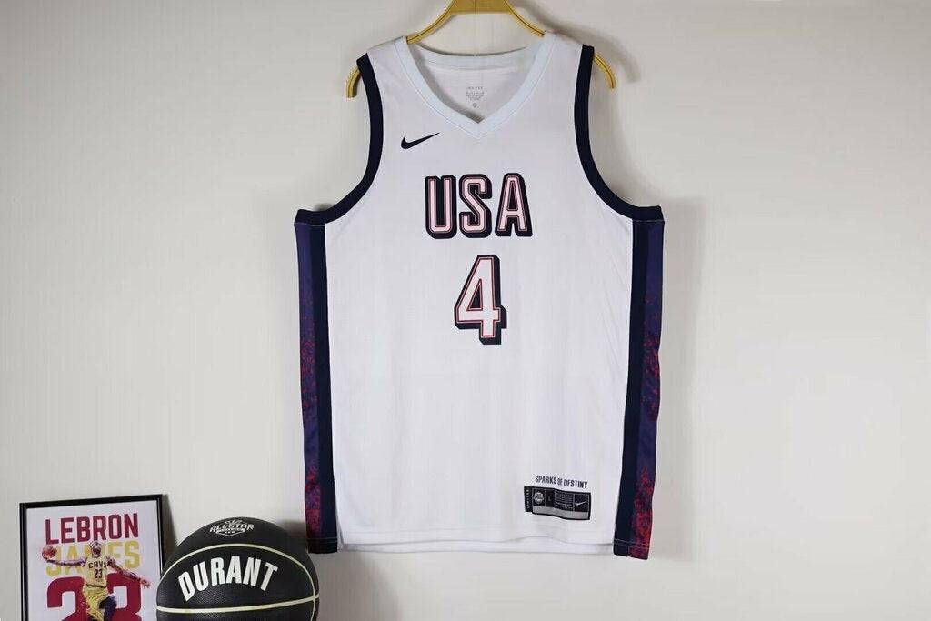 Jersey USA team Olimpíadas Paris 2024 branca - Dream Team - GOAT STORE