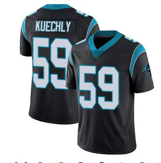 Jersey Carolina Panthers Vapor Limited Preta - GOAT STORE