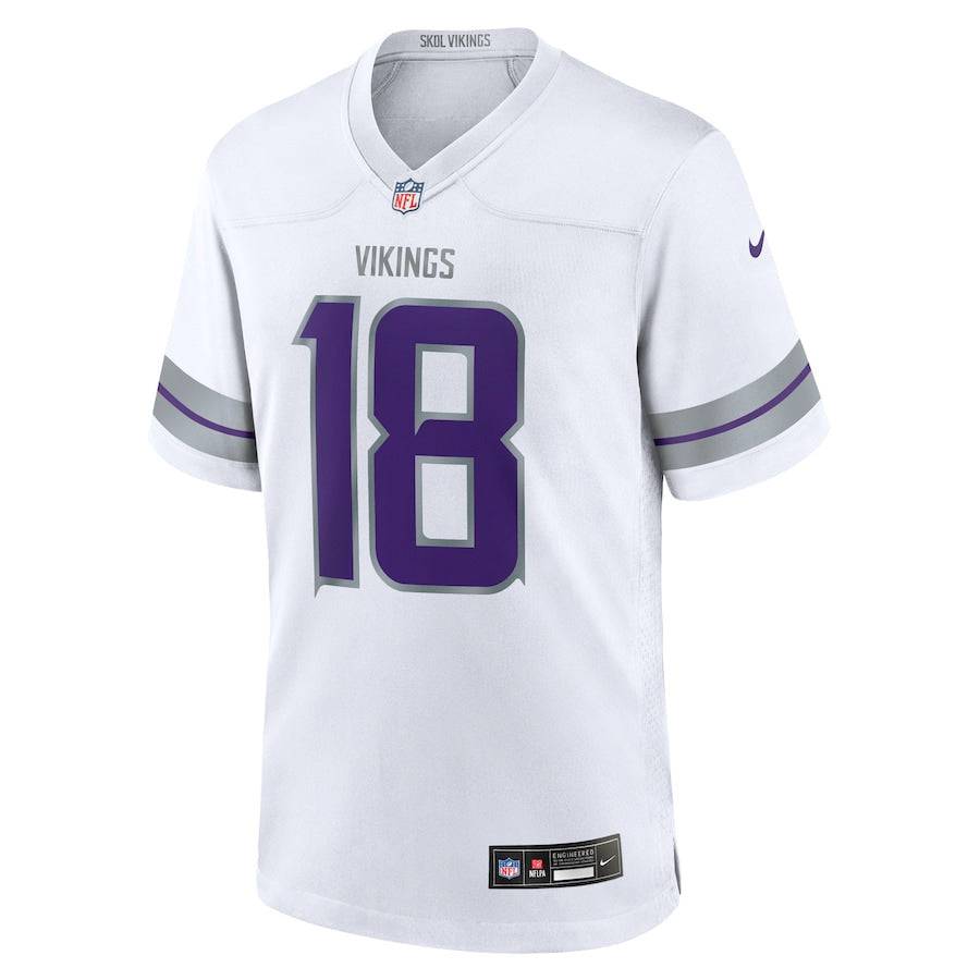 Jersey Minnesota Vikings White 2024- Justin Jefferson - GOAT STORE