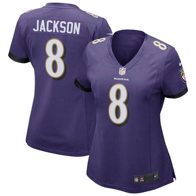 Jersey NFL Feminina Baltimore Ravens Nike - Lamar Jackson 8 - GOAT STORE