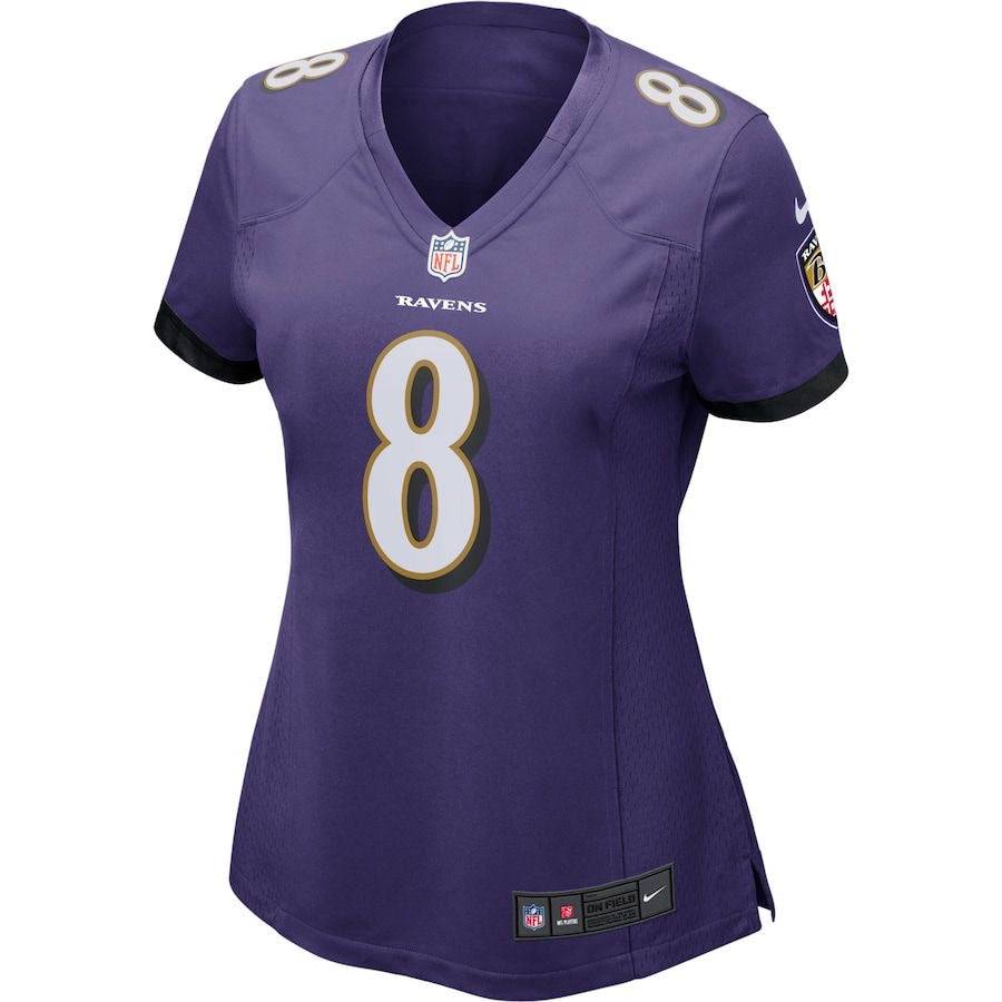 Jersey NFL Feminina Baltimore Ravens Nike - Lamar Jackson 8 - GOAT STORE