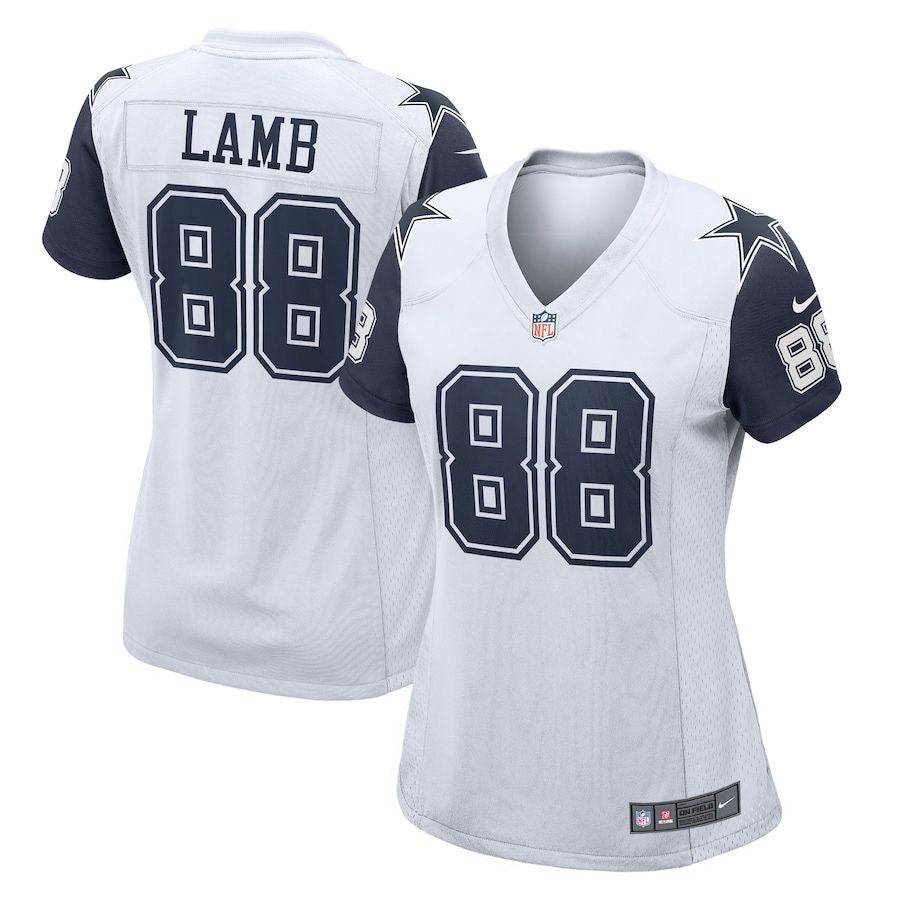 Jersey Dallas Cowboys branca - Feminina - GOAT STORE