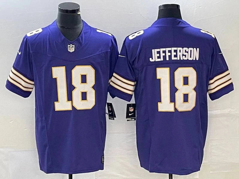 Jersey Minnesota Vikings Vapor F.U.S.E Limited Roxa - GOAT STORE