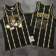 Carregar imagem no visualizador da galeria, Jersey Toronto Raptors Black and Gold- Vince Carter - GOAT STORE
