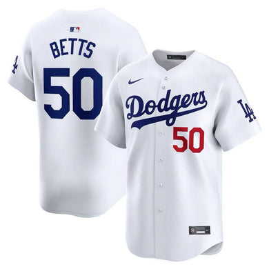 Jersey Los Angeles Dodgers Nike White - Mookie Betts 50 - GOAT STORE