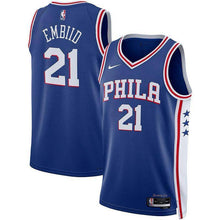 Carregar imagem no visualizador da galeria, Jersey Philadelphia 76ers 23/24 - Joel Embiid 21 - GOAT STORE
