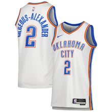 Carregar imagem no visualizador da galeria, Jersey Oklahoma City Thunder 23/24 white - Shai Gilgeous Aexander - GOAT STORE
