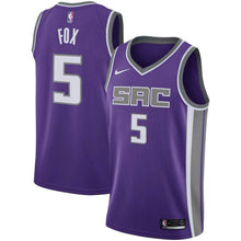 Carregar imagem no visualizador da galeria, Jersey Sacramento Kings Nike Purple Icon Edition - De&#39;Aaron Fox - GOAT STORE
