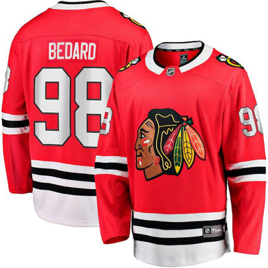 Jersey Chicago Blackhawks Player Jersey Red - Connor Bedard - GOAT STORE