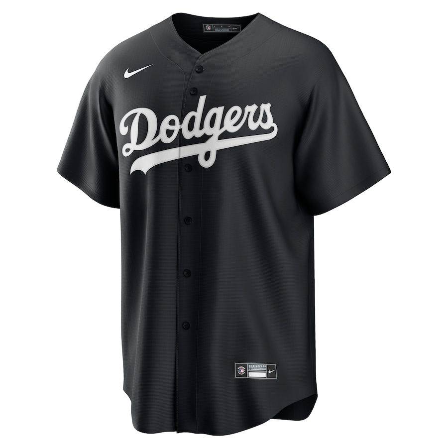 Jersey Los Angeles Dodgers Black - GOAT STORE