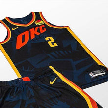 Carregar imagem no visualizador da galeria, Jersey Oklahoma City Thunder City Edition Black - Shai Gilgeous-Alexander - GOAT STORE
