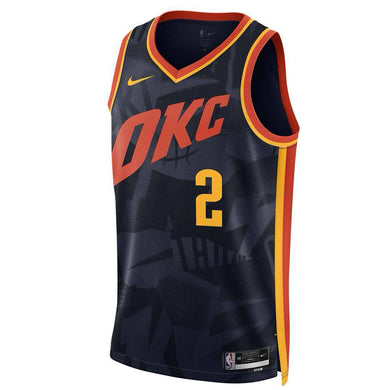 Jersey Oklahoma City Thunder City Edition Black - Shai Gilgeous-Alexander - GOAT STORE
