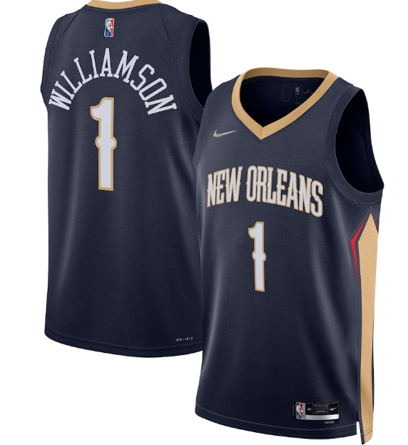 Jersey New Orleans Pelicans Icon Edition Diamante 75th - GOAT STORE