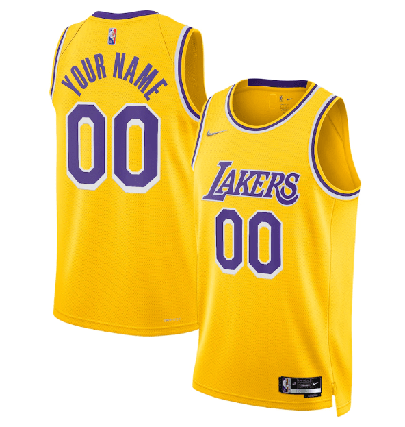 Jersey Los Angeles Lakers Icon Edition Diamante 75th - GOAT STORE