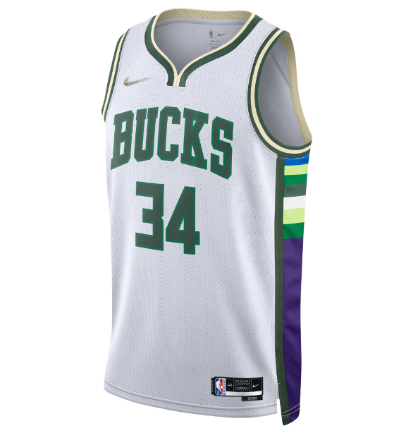 Jersey Milwaukee Bucks City Edition Diamante 75th - GOAT STORE