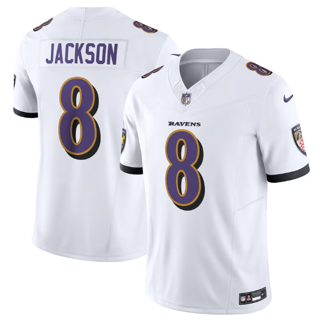 Jersey Baltimore Ravens Vapor F.U.S.E. Limited Branca - GOAT STORE