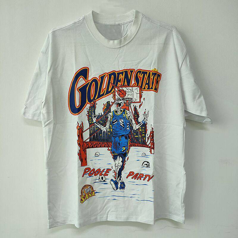 Camiseta Nba x Warren Lotas Golden State Warriors White - GOAT STORE