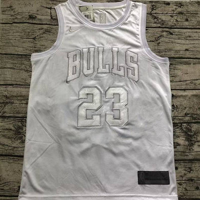 Jersey Chicago Bulls Mitchell and Ness All White - Michael Jordan - GOAT STORE