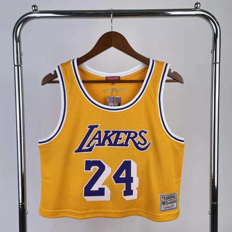 Cropped Kobe Bryant Los Angeles Lakers Mitchell & Ness - GOAT STORE
