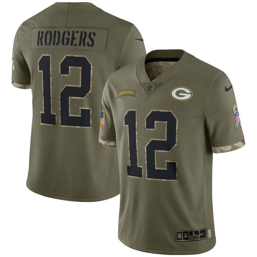 Jersey Green Bay Packers Salute To Service 2021 - GOAT STORE