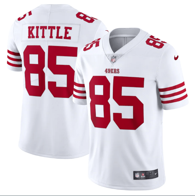 Jersey San Francisco 49ers  Vapor Limited Branca - GOAT STORE