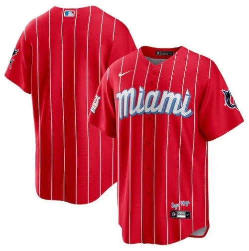 Jersey Miami Marlins Nike Vermelha - GOAT STORE